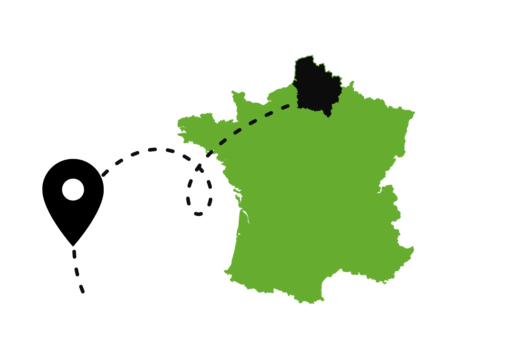 carte-france-zone-intervention-sde-construction montage zone intervention sde construction avec carte de france et zoom hauts de france